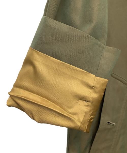 Burberry's（バーバリー）Burberry's (バーバリーズ) ロングコート オリーブ サイズ:Mの古着・服飾アイテム
