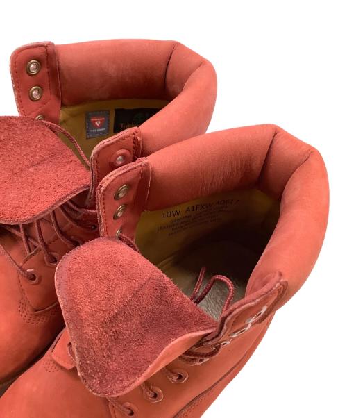 Timberland（ティンバーランド）Timberland (ティンバーランド) ブーツ レッド サイズ:10Wの古着・服飾アイテム