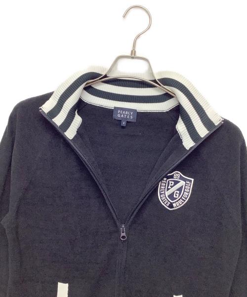 PEARLY GATES（パーリーゲイツ）PEARLY GATES (パーリーゲイツ) ジップジャケット ブラック サイズ:4の古着・服飾アイテム
