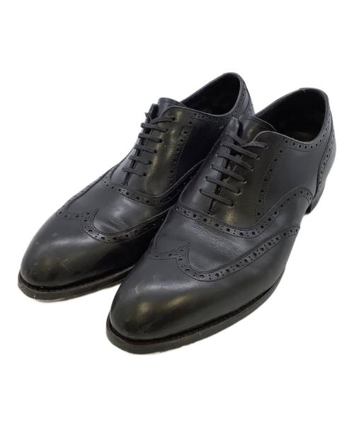 SHETLAND FOX（シェットランドフォックス）SHETLAND FOX (シェットランドフォックス) ビジネスシューズ ブラック サイズ:9の古着・服飾アイテム