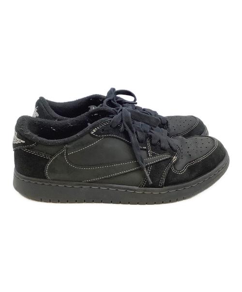 NIKE（ナイキ）NIKE (ナイキ) TRAVIS SCOTT (トラヴィススコット) ローカットスニーカー ブラック サイズ:26.5cmの古着・服飾アイテム