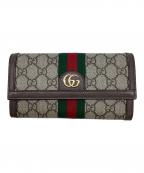 GUCCIグッチ）の古着「長財布」｜ベージュ