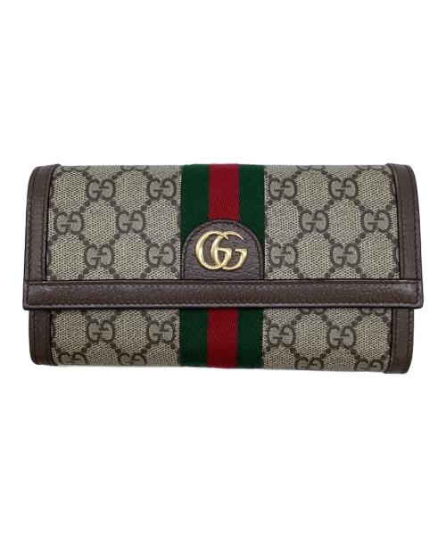 GUCCI（グッチ）GUCCI (グッチ) 長財布 ベージュの古着・服飾アイテム