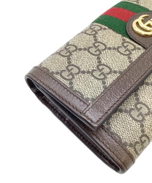 GUCCI（グッチ）GUCCI (グッチ) 長財布 ベージュの古着・服飾アイテム