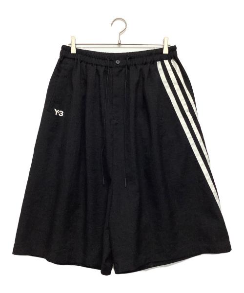 adidas（アディダス）adidas (アディダス) Y-3 (ワイスリー) ハーフパンツ ブラック サイズ:Mの古着・服飾アイテム