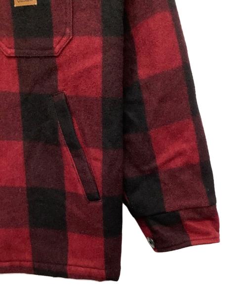 CarHartt（カーハート）CarHartt (カーハート) ウールジャケット レッド×ブラック サイズ:Lの古着・服飾アイテム
