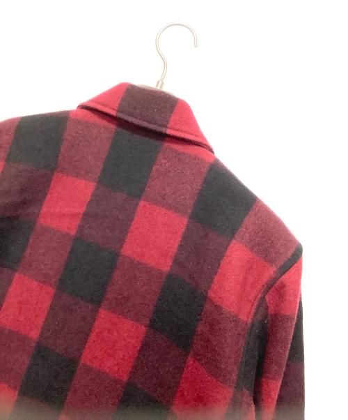 CarHartt（カーハート）CarHartt (カーハート) ウールジャケット レッド×ブラック サイズ:Lの古着・服飾アイテム