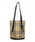 BURBERRY LONDON（バーバリーロンドン）の古着「バケツトートバッグ」｜ベージュ×ブラック