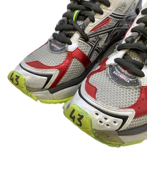 BALENCIAGA（バレンシアガ）BALENCIAGA (バレンシアガ) スニーカー グレー×レッド サイズ:UK9の古着・服飾アイテム