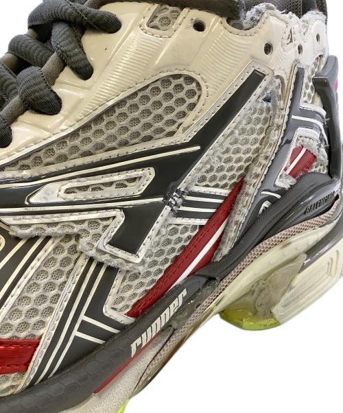 BALENCIAGA（バレンシアガ）BALENCIAGA (バレンシアガ) スニーカー グレー×レッド サイズ:UK9の古着・服飾アイテム