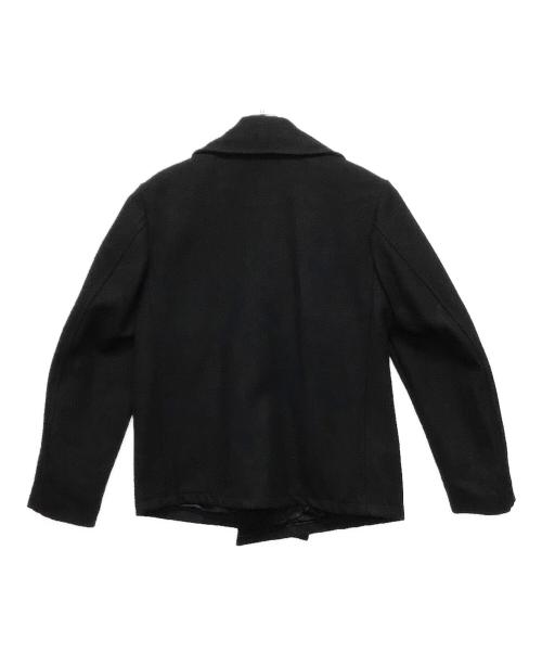 NAVAL CLOTHING FACTORY（ナバル クロージングファクトリー）NAVAL CLOTHING FACTORY (ナバル クロージングファクトリー) Pコート ブラック サイズ:40の古着・服飾アイテム