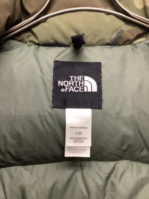 THE NORTH FACE（ザ ノース フェイス）THE NORTH FACE (ザ ノース フェイス) ダウンベスト オリーブ サイズ:Lの古着・服飾アイテム