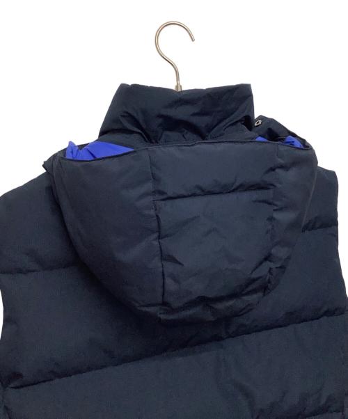 POLO RALPH LAUREN（ポロ・ラルフローレン）POLO RALPH LAUREN (ポロ・ラルフローレン) フード付きダウンベスト ネイビー サイズ: Lの古着・服飾アイテム