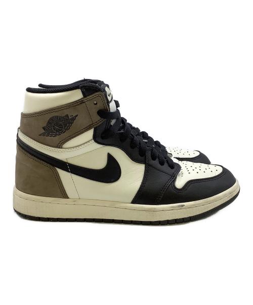 NIKE（ナイキ）NIKE (ナイキ) AIR JORDAN1 RETRO HIGH ブラック×ブラウン サイズ:26.5cmの古着・服飾アイテム