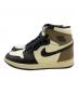 NIKE (ナイキ) AIR JORDAN1 RETRO HIGH ブラック×ブラウン サイズ:26.5cm：18000円