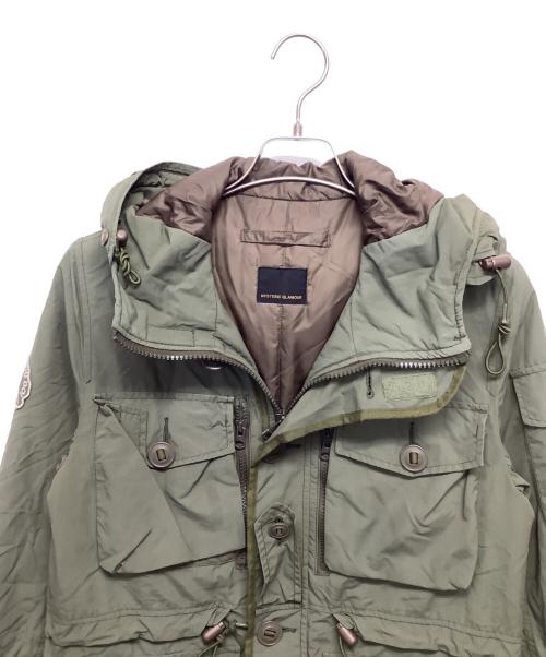 Hysteric Glamour（ヒステリックグラマー）Hysteric Glamour (ヒステリックグラマー) プリマロフト ナイロンミリタリージャケット オリーブ サイズ:Sサイズの古着・服飾アイテム