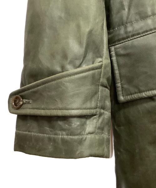 ADDICT CLOTHES（アディクト クローズ）ADDICT CLOTHES (アディクト クローズ) WAXED COTTON SINGLE DISPATCH COAT グリーン サイズ:38の古着・服飾アイテム