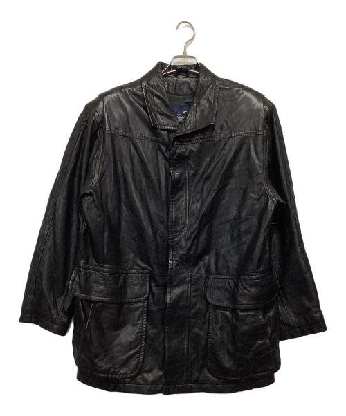 ROBERT COMSTOCK（ロバートコムストック）ROBERT COMSTOCK (ロバートコムストック) レザージャケット ブラック サイズ:Mの古着・服飾アイテム