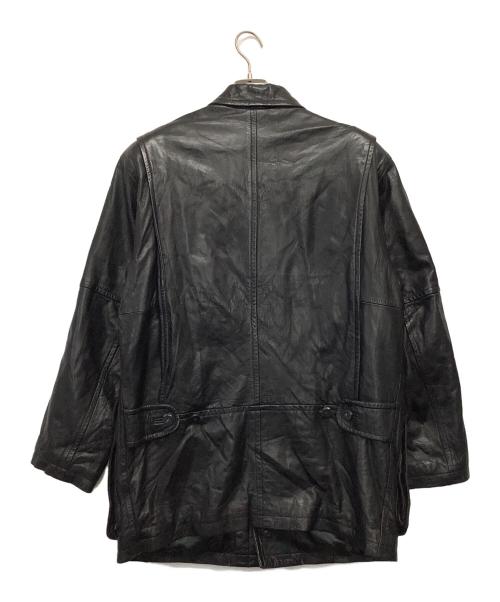 ROBERT COMSTOCK（ロバートコムストック）ROBERT COMSTOCK (ロバートコムストック) レザージャケット ブラック サイズ:Mの古着・服飾アイテム