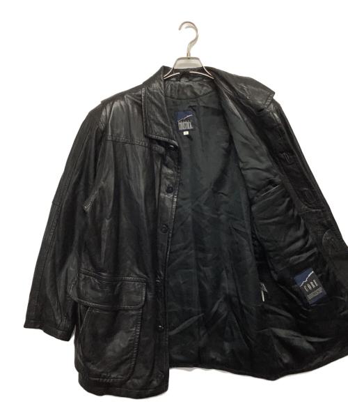 ROBERT COMSTOCK（ロバートコムストック）ROBERT COMSTOCK (ロバートコムストック) レザージャケット ブラック サイズ:Mの古着・服飾アイテム