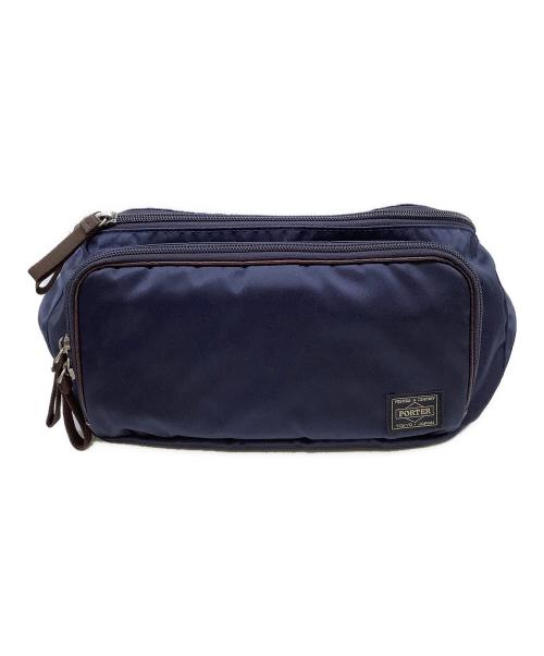PORTER（ポーター）PORTER (ポーター) ウエストバッグ ネイビーの古着・服飾アイテム