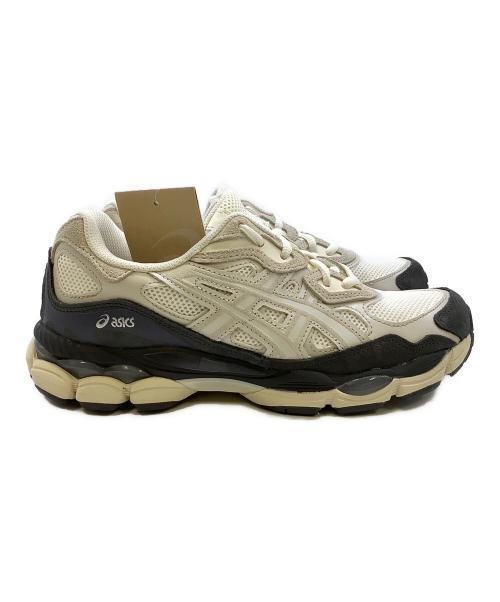 asics（アシックス）asics (アシックス) スニーカー　GEL-NYC  アイボリー×グレー サイズ:25cmの古着・服飾アイテム