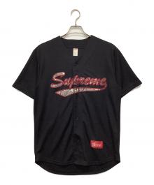 SUPREME（シュプリーム）の古着「ベースボールシャツ」｜ブラック