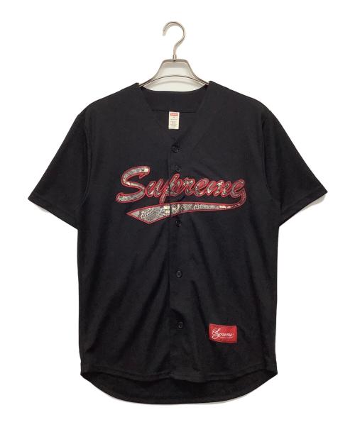 SUPREME（シュプリーム）SUPREME (シュプリーム) ベースボールシャツ ブラック サイズ:Mの古着・服飾アイテム