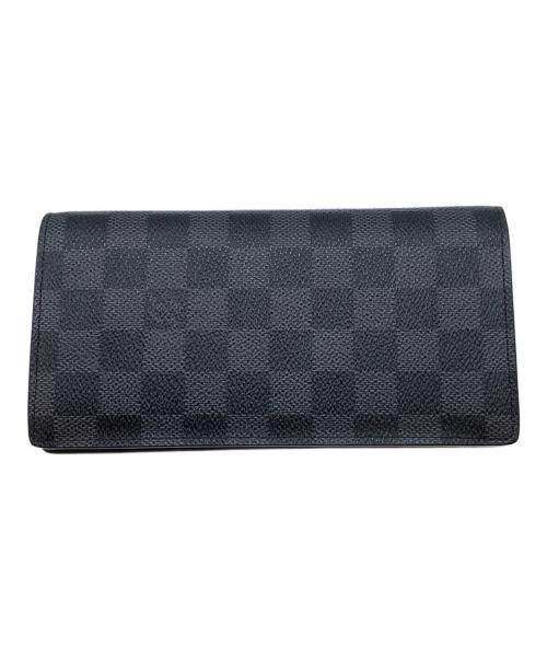 LOUIS VUITTON（ルイ ヴィトン）LOUIS VUITTON (ルイ ヴィトン) ダミエ・グラフィット　ポルトフォイユ・ブラザ ブラックの古着・服飾アイテム