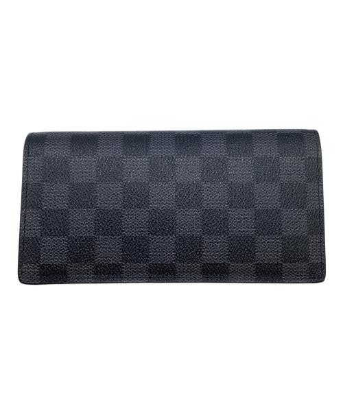LOUIS VUITTON（ルイ ヴィトン）LOUIS VUITTON (ルイ ヴィトン) ダミエ・グラフィット　ポルトフォイユ・ブラザ ブラックの古着・服飾アイテム