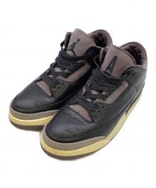 NIKE（ナイキ）の古着「AIR JORDAN 3 RETRO OG SP "A MA MANIERE"」｜ブラック×グレー