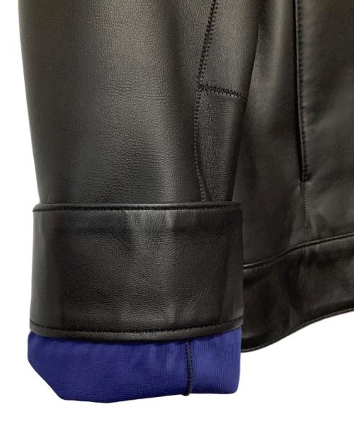 COMME CA MEN（コムサ・メン）COMME CA MEN (コムサ・メン) レザージャケット ブラック サイズ:Mの古着・服飾アイテム