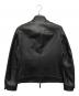 COMME CA MEN (コムサ・メン) レザージャケット ブラック サイズ:M：5000円