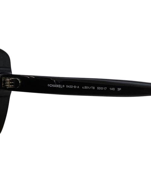 CHANEL（シャネル）CHANEL (シャネル) サングラス ブラック サイズ:53◻︎17の古着・服飾アイテム
