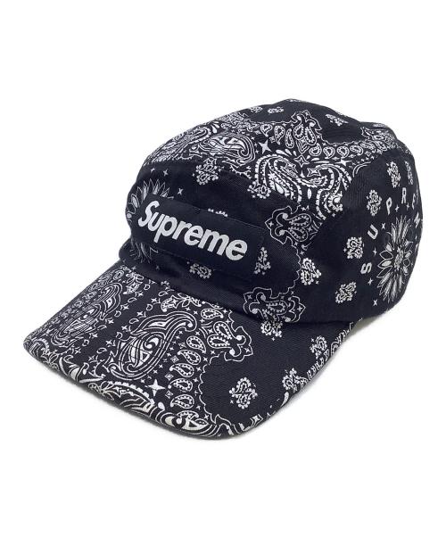 SUPREME（シュプリーム）SUPREME (シュプリーム) Bandana Camp Cap ブラックの古着・服飾アイテム