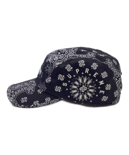 SUPREME（シュプリーム）SUPREME (シュプリーム) Bandana Camp Cap ブラックの古着・服飾アイテム