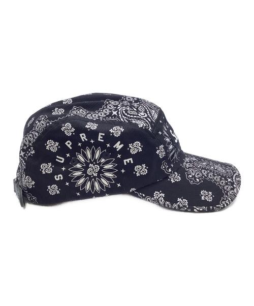 SUPREME（シュプリーム）SUPREME (シュプリーム) Bandana Camp Cap ブラックの古着・服飾アイテム