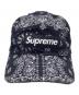 SUPREME (シュプリーム) Bandana Camp Cap ブラック：10000円