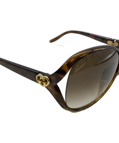 GUCCI（グッチ）GUCCI (グッチ) サングラス ブラウン サイズ:62◻︎13の古着・服飾アイテム