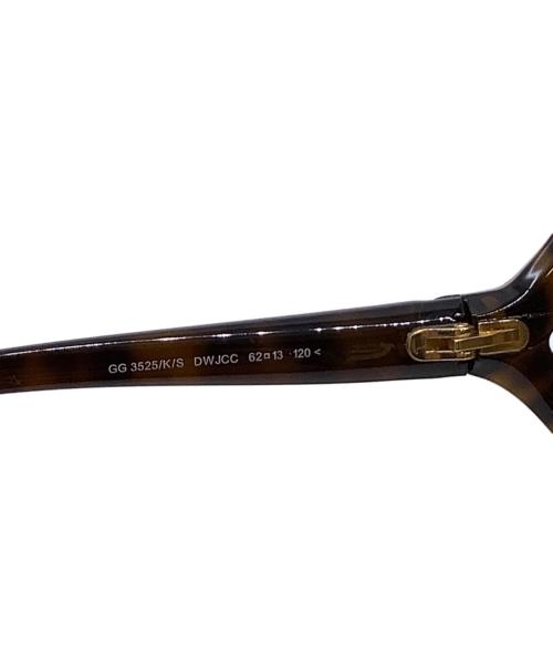 GUCCI（グッチ）GUCCI (グッチ) サングラス ブラウン サイズ:62◻︎13の古着・服飾アイテム