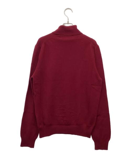 PLAY COMME des GARCONS（プレイコムデギャルソン）PLAY COMME des GARCONS (プレイコムデギャルソン) 厚手ニット ワインレッド サイズ:Mの古着・服飾アイテム
