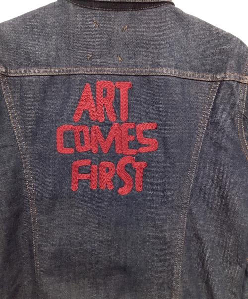 AVEC CES FRERES BY ART COMES FIRST（アヴェック セ フレール アート カムズ ファースト）AVEC CES FRERES BY ART COMES FIRST (アヴェック セ フレール アート カムズ ファースト) デニムジャケット サイズ:36の古着・服飾アイテム