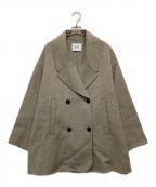evernavyエバーネイビー）の古着「コート」｜ベージュ