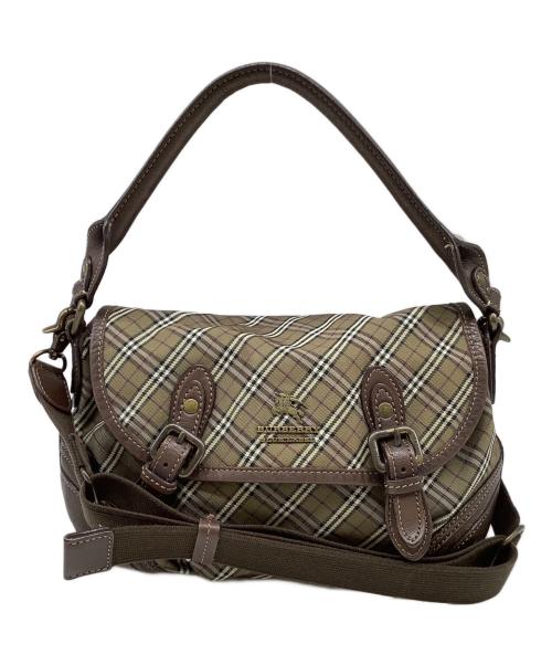 BURBERRY BLUE LABEL（バーバリー ブルー レーベル）BURBERRY BLUE LABEL (バーバリーロンドンブルーレーベル) ショルダーバッグ ブラウンの古着・服飾アイテム