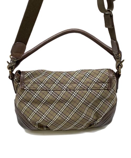 BURBERRY BLUE LABEL（バーバリー ブルー レーベル）BURBERRY BLUE LABEL (バーバリーロンドンブルーレーベル) ショルダーバッグ ブラウンの古着・服飾アイテム