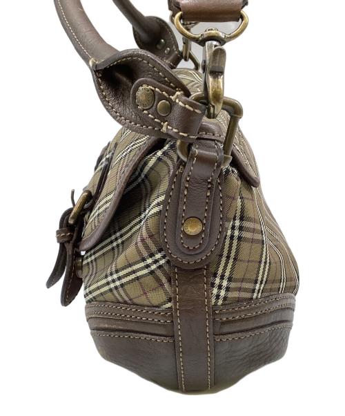 BURBERRY BLUE LABEL（バーバリー ブルー レーベル）BURBERRY BLUE LABEL (バーバリーロンドンブルーレーベル) ショルダーバッグ ブラウンの古着・服飾アイテム