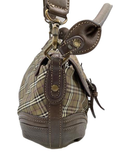 BURBERRY BLUE LABEL（バーバリー ブルー レーベル）BURBERRY BLUE LABEL (バーバリーロンドンブルーレーベル) ショルダーバッグ ブラウンの古着・服飾アイテム