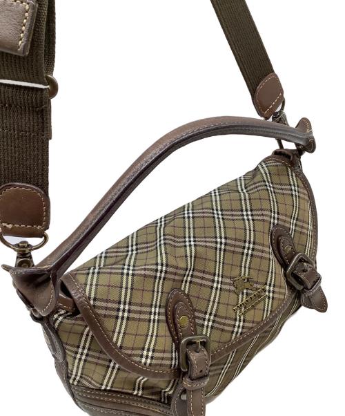 BURBERRY BLUE LABEL（バーバリー ブルー レーベル）BURBERRY BLUE LABEL (バーバリーロンドンブルーレーベル) ショルダーバッグ ブラウンの古着・服飾アイテム
