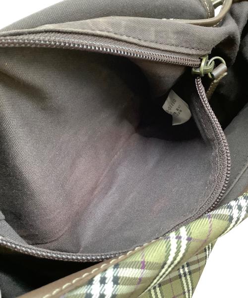 BURBERRY BLUE LABEL（バーバリー ブルー レーベル）BURBERRY BLUE LABEL (バーバリーロンドンブルーレーベル) ショルダーバッグ ブラウンの古着・服飾アイテム