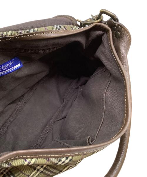 BURBERRY BLUE LABEL（バーバリー ブルー レーベル）BURBERRY BLUE LABEL (バーバリーロンドンブルーレーベル) ショルダーバッグ ブラウンの古着・服飾アイテム